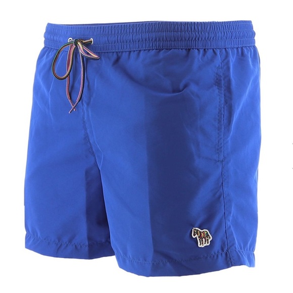 Paul Smith Blue Zebra Logo Swim Shorts - Picture 3 of 16